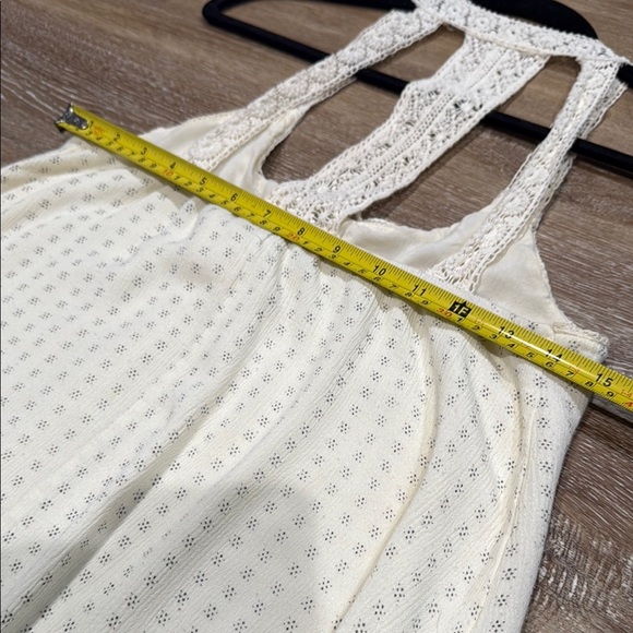 ILLA ILLA Size Small Cream Midi Dress - Picture 6 of 14